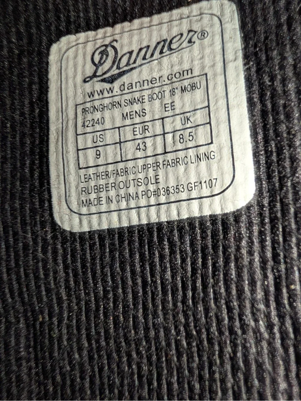 Danner Pronghorn Snake Boot 18